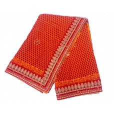 Uttarakhand Box Bridal Women's Georgette Traditional Kumaoni Rangwali Pichhoda